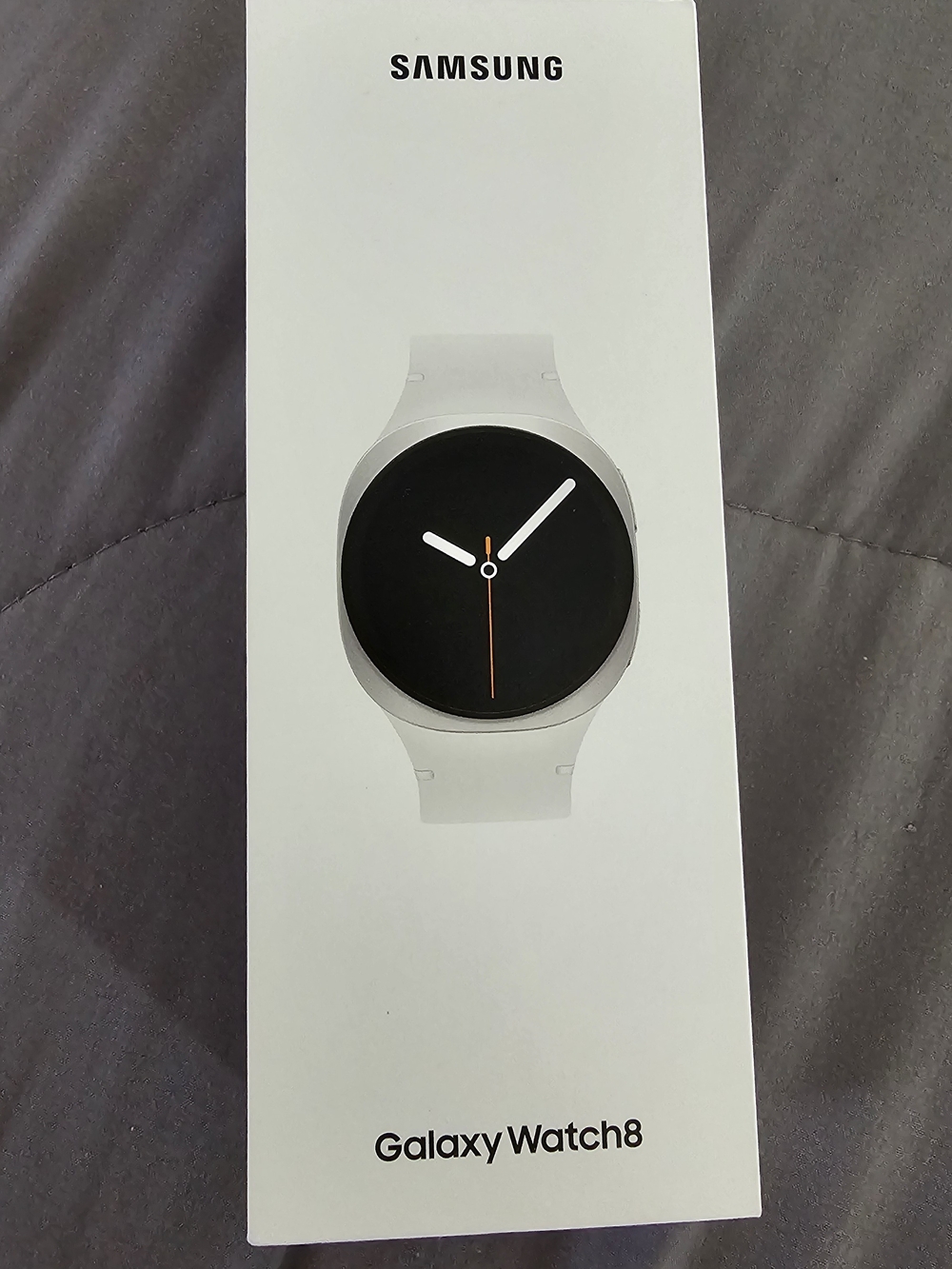 Samsung Galaxy Watch8 White with Black Dial